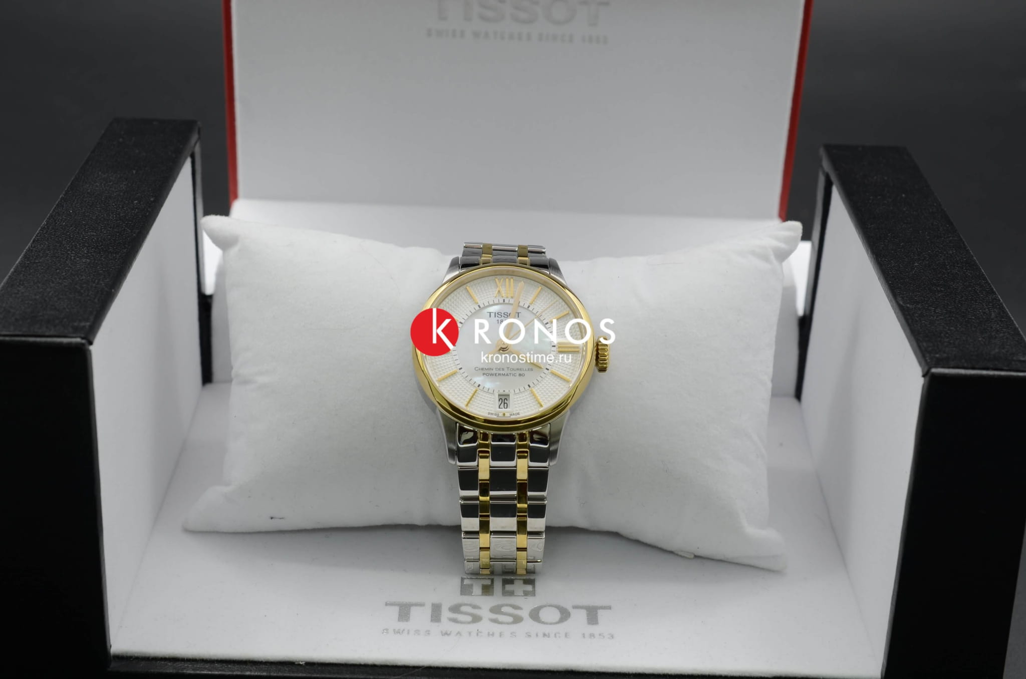 Оригинальные часы Tissot Tissot Chemin des Tourelles Powermatic 80 Lady T099.207.22.118.00 механические калибр механизма powermatic 80.111 общий вид